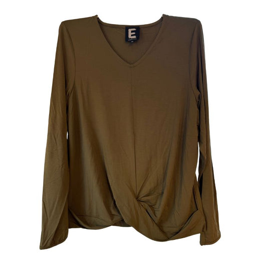 E Avantgarde, Langærmet grøn wrap trøje