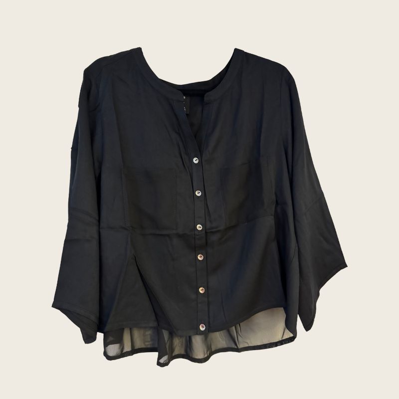 E Avantgarde, Trish sort mesh bluse