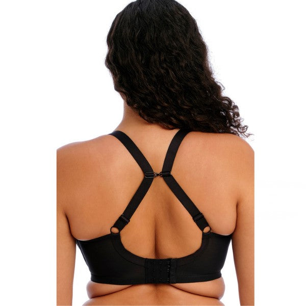 Er med aftagelig ekstra hægte, så stropperne kan samles og lave "bryder ryg" look