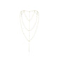 Bijoux Indiscrets, Magnifique Back guld - Det elegante kropssmykke fra Bijoux Indiscrets er essentielt. Det forhøjer enhver stil fra hals til ryg - ideelt til kjoler eller lingeri. Nikkelfrit og allergivenligt.