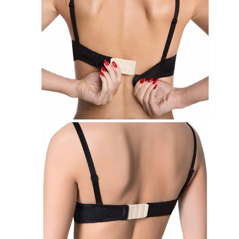 Visning hvordan man kan tage en bh forlænger på.