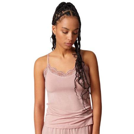 Rosa camisole top, i blødt og behageligt stof