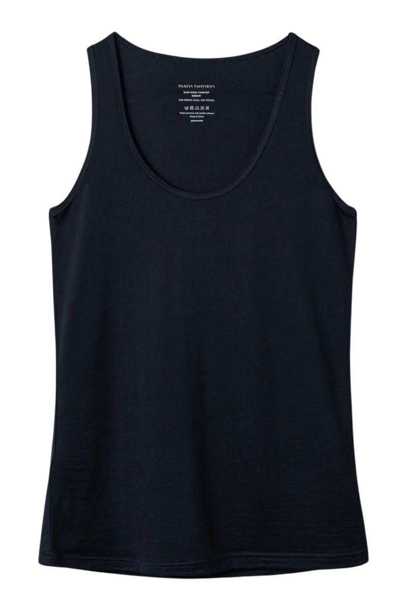 Panos Emporio, Black wool/tencel tanktop