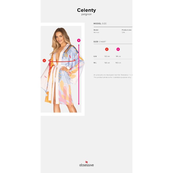 Obsessive, Celenty kimono-multifarvet