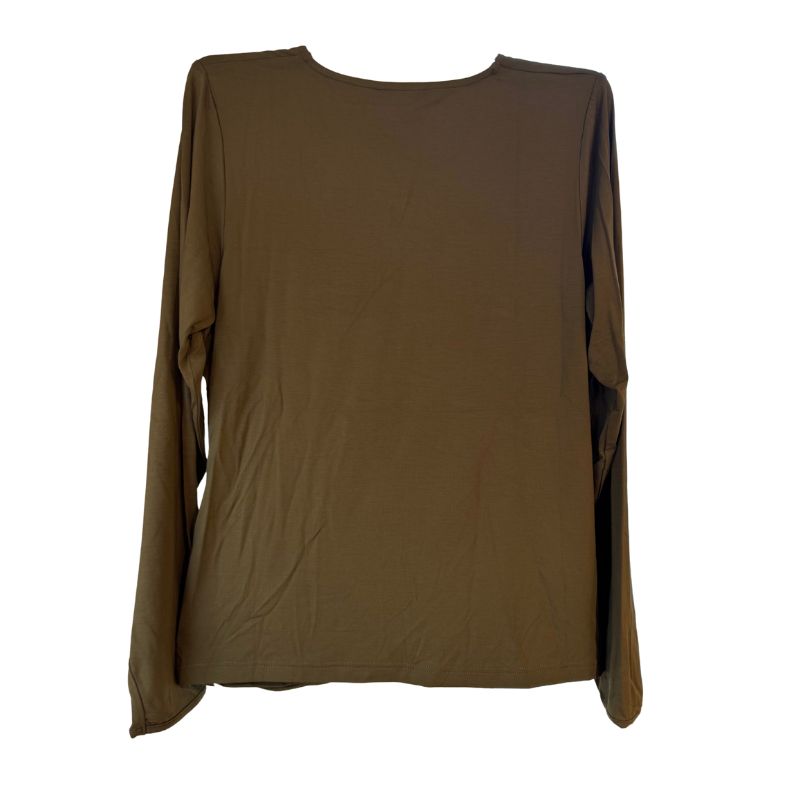 E Avantgarde, Langærmet grøn wrap trøje