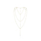 Bijoux Indiscrets, Magnifique Back guld - Det elegante kropssmykke fra Bijoux Indiscrets er essentielt. Det forhøjer enhver stil fra hals til ryg - ideelt til kjoler eller lingeri. Nikkelfrit og allergivenligt.