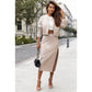 Ivon, Midi nederdel - beige