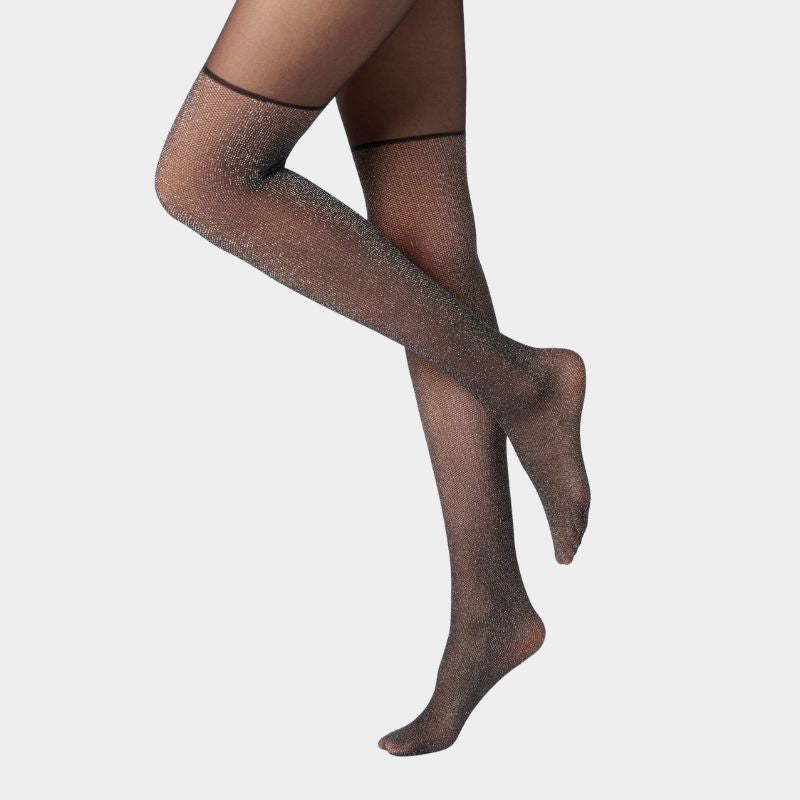 Oroblu, Precious Overknee sorte strømpebukser