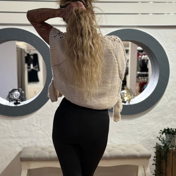 Estee Brown, Amazing strikvest - ecru