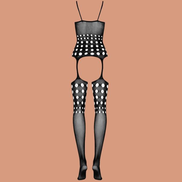 Obsessive, Appealing sort bodysuit - Eksklusivt design, blød komfort & uimodståelig charme.