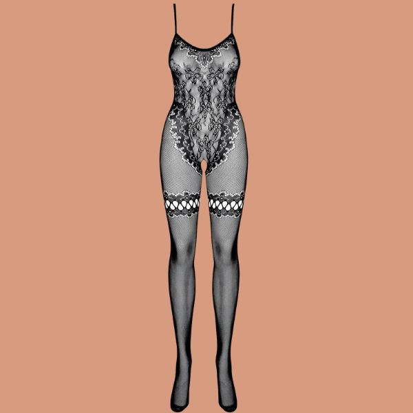 Obsessive, Only passion blonde bodysuit - Vil med det smukke mønster på overdel og ben kunne bæres som dit humør er til. Opmærksomhed skal du nok få!