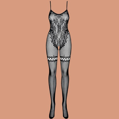 Obsessive, Only passion blonde bodysuit - Vil med det smukke mønster på overdel og ben kunne bæres som dit humør er til. Opmærksomhed skal du nok få!
