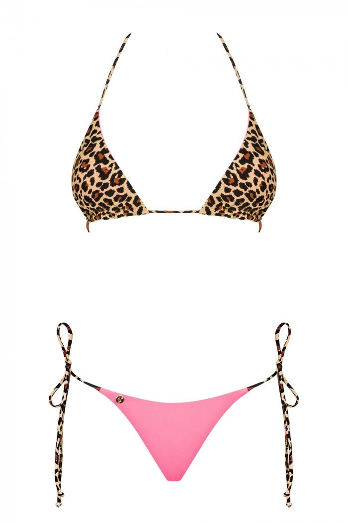 Obsessive, California bikini sæt - Dobbeltsidet elegance: Luksus leopardprint bikini til uforglemmelige sommerminder!