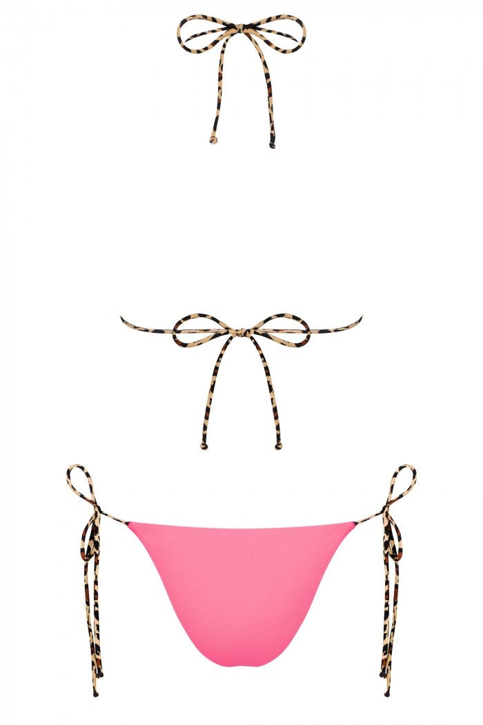 Obsessive, California bikini sæt - Dobbeltsidet elegance: Luksus leopardprint bikini til uforglemmelige sommerminder!