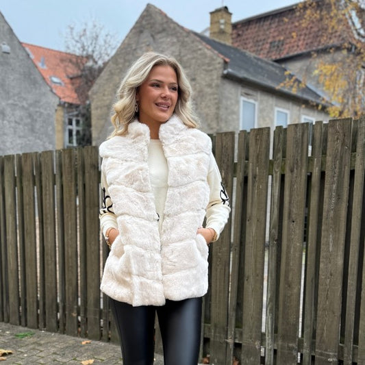Sandy Paris, Limited Fox vest - hvid