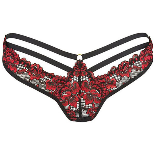 Axami, Sensual paradise g-streng med let gennemsigtigt blondemønster og streg detaljer gør denne g-streng til et smukt og lidt frækt lingeri.