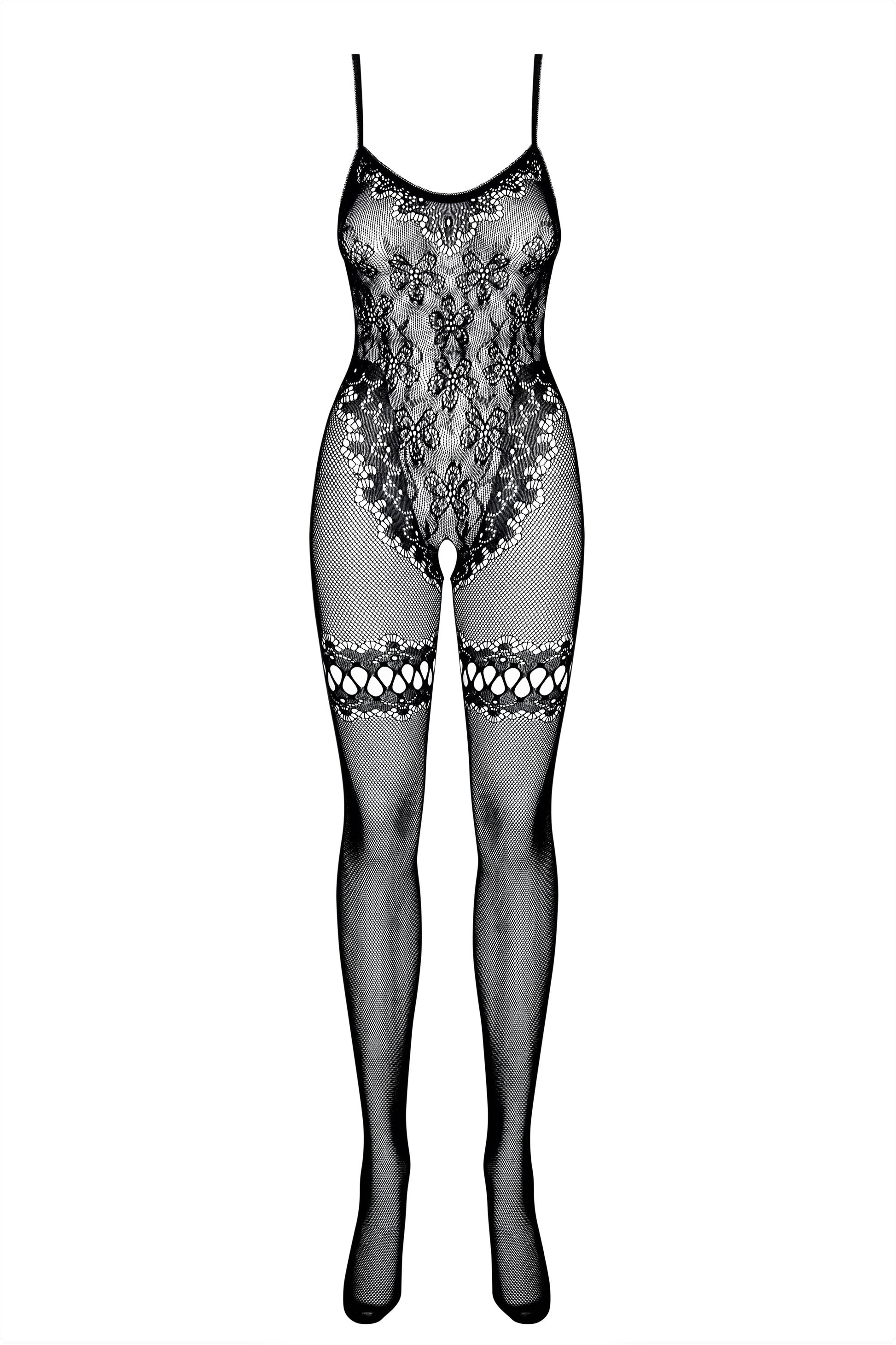 Obsessive, Only passion blonde bodysuit - Vil med det smukke mønster på overdel og ben kunne bæres som dit humør er til. Opmærksomhed skal du nok få!