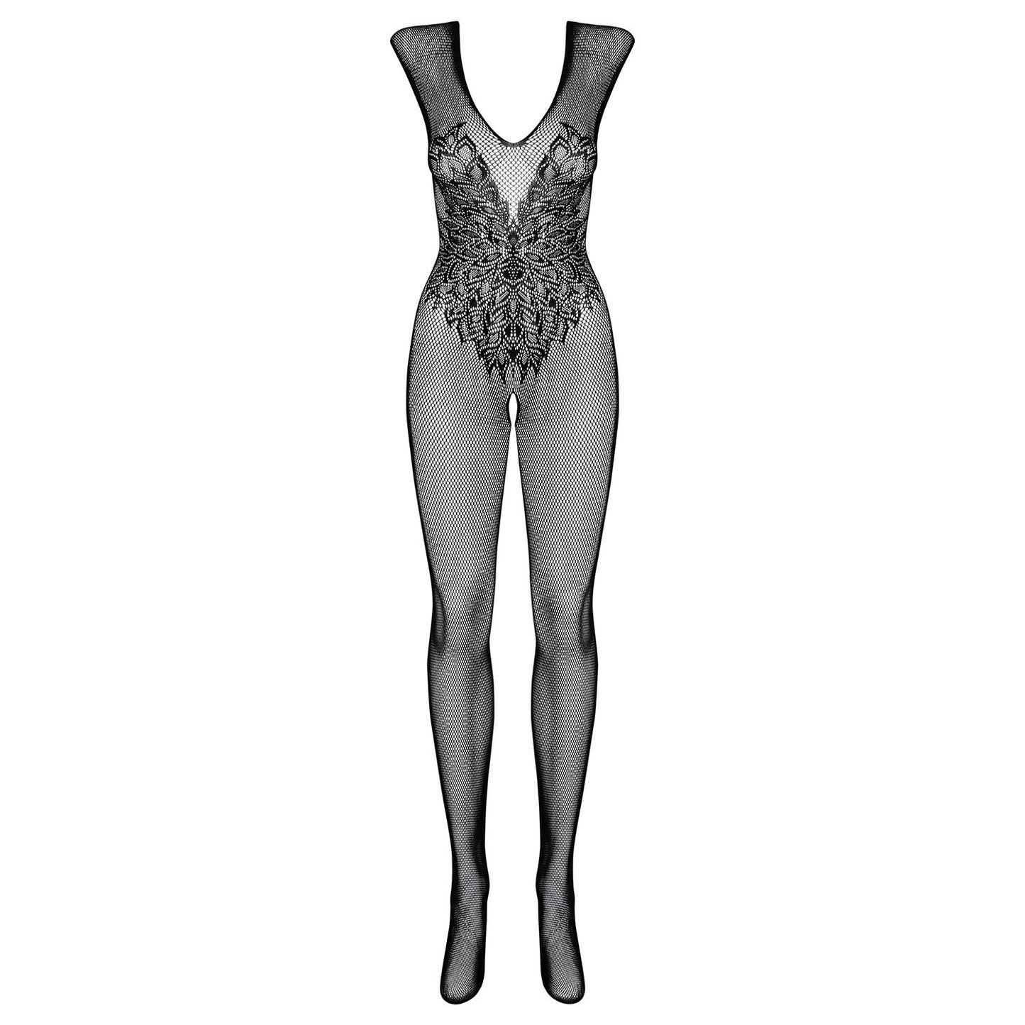 Obsessive, Sort net bodysuit - Find dine kvindelige feminine sider frem i denne bodysuit, den vil smyge sig smukt om dine former.